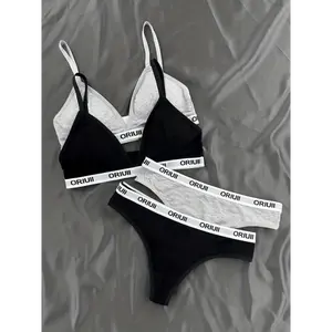 A Set Of Two Sports Vests, Two Bras, And Two Thongs.