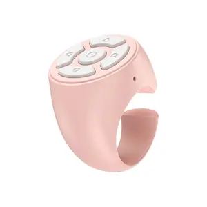 Scrolling Ring Wireless Finger Shutter Remote Control Page Turnermobile Phone Controller Bluetoothcompatible for Home Travel Car NONE