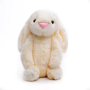 FREND Original Hunny Bunny 12" Plush Toy, Soft, Cute Stuffed Animal for All Ages | Gift for Babies, Kids, Adults (Ivory White)