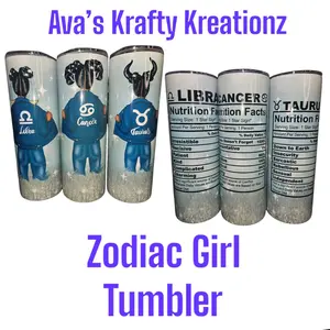 Zodiac Girl Tumbler