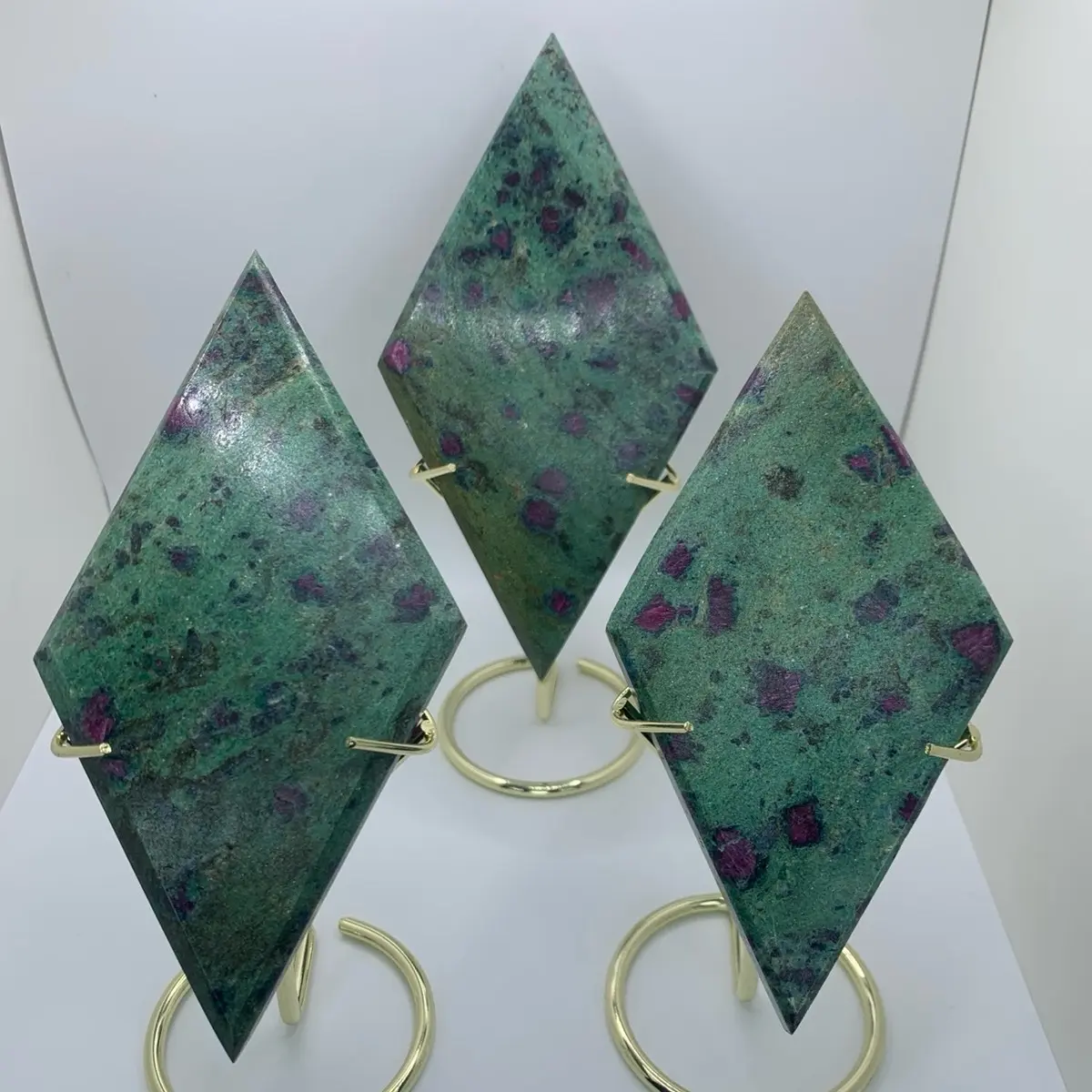 Natural Ruby in Fuchsite Rhombus natural crystal