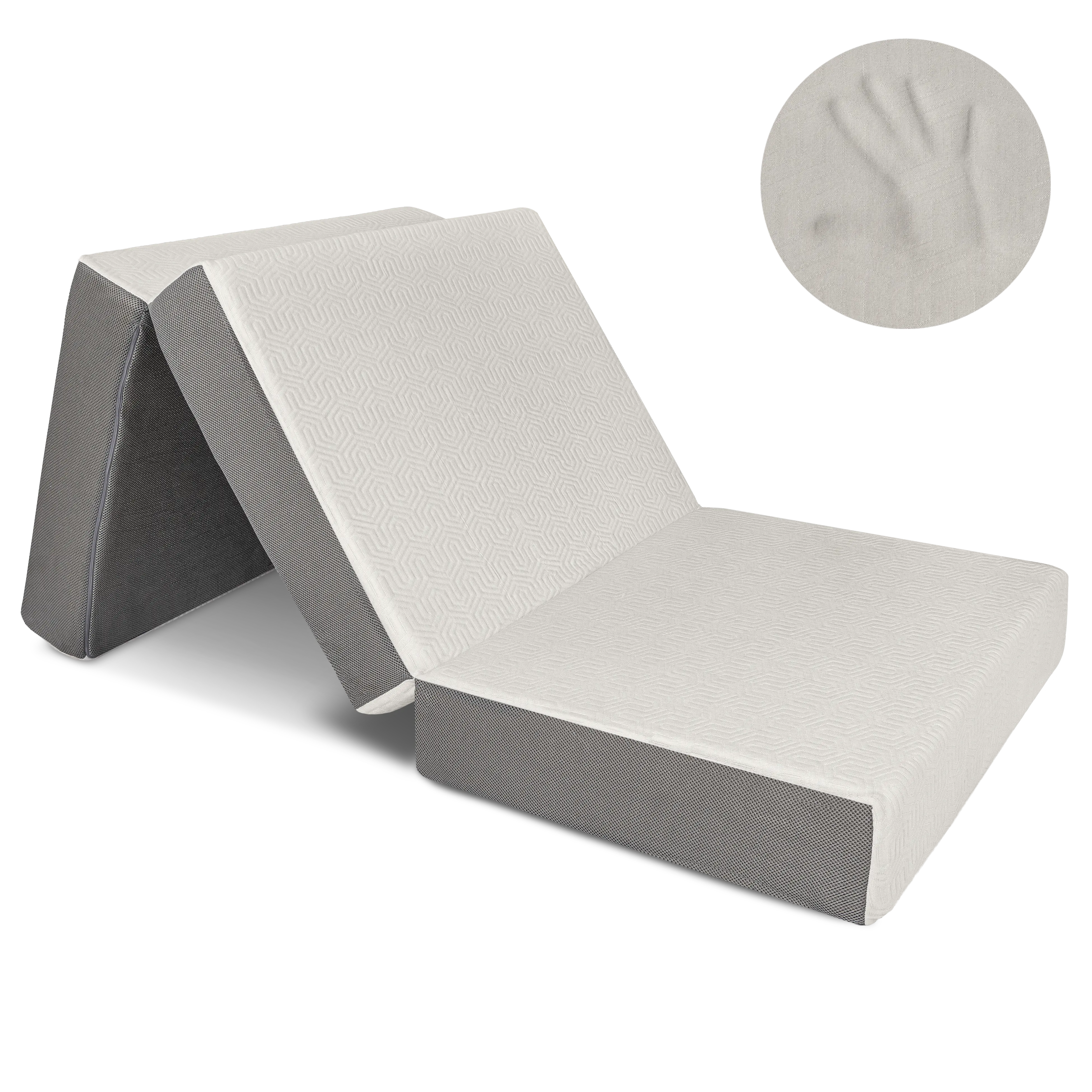 6 Inch Tri-fold Memory Foam Mattress