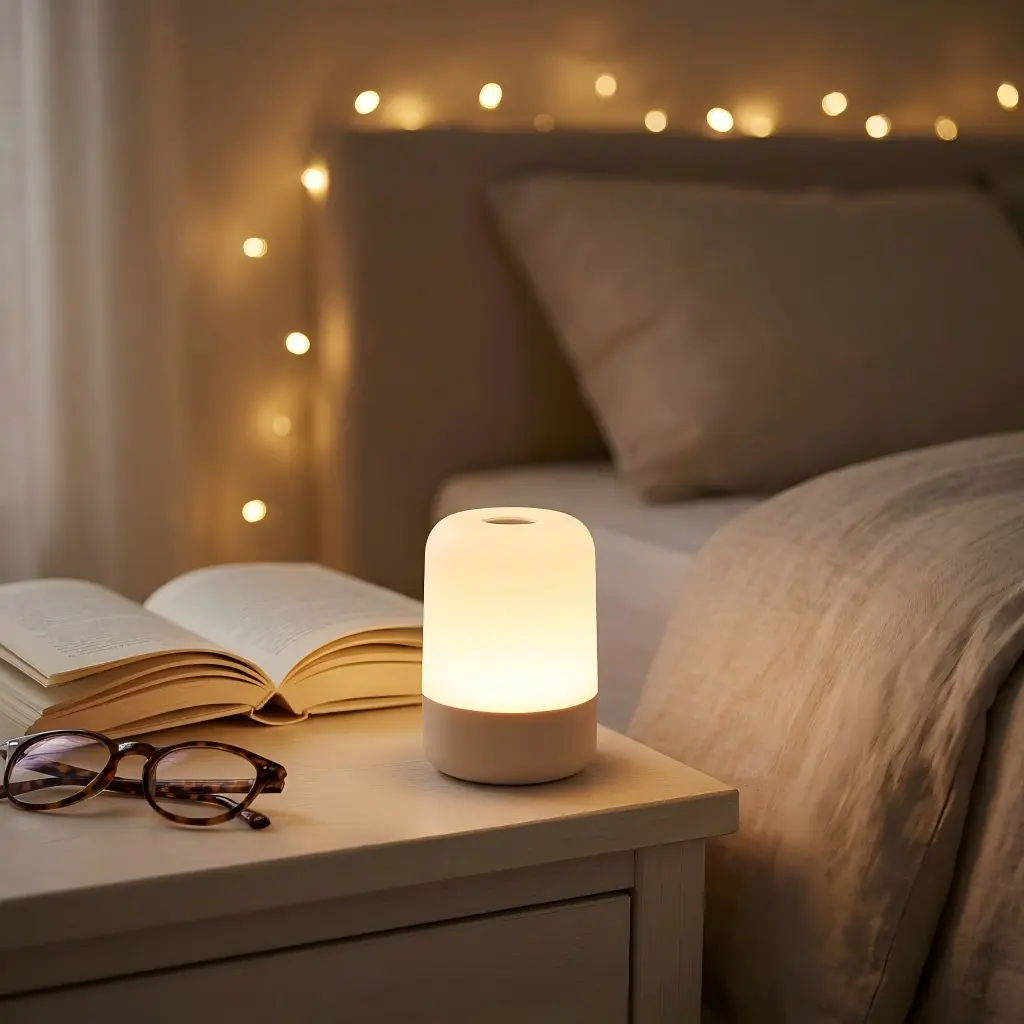 Adjustable Bedside Lamp - 3-Color Dimmable Touch Control LED, Color Changing Eye-Friendly Lighting, Modern Nightstand Lamp for Bedroom Reading, Desktop Decoration, LED Multicolor Mood Light