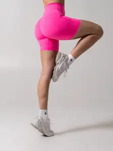 Poshknit Aggressive Scrunch Short 7" - Hot Mess