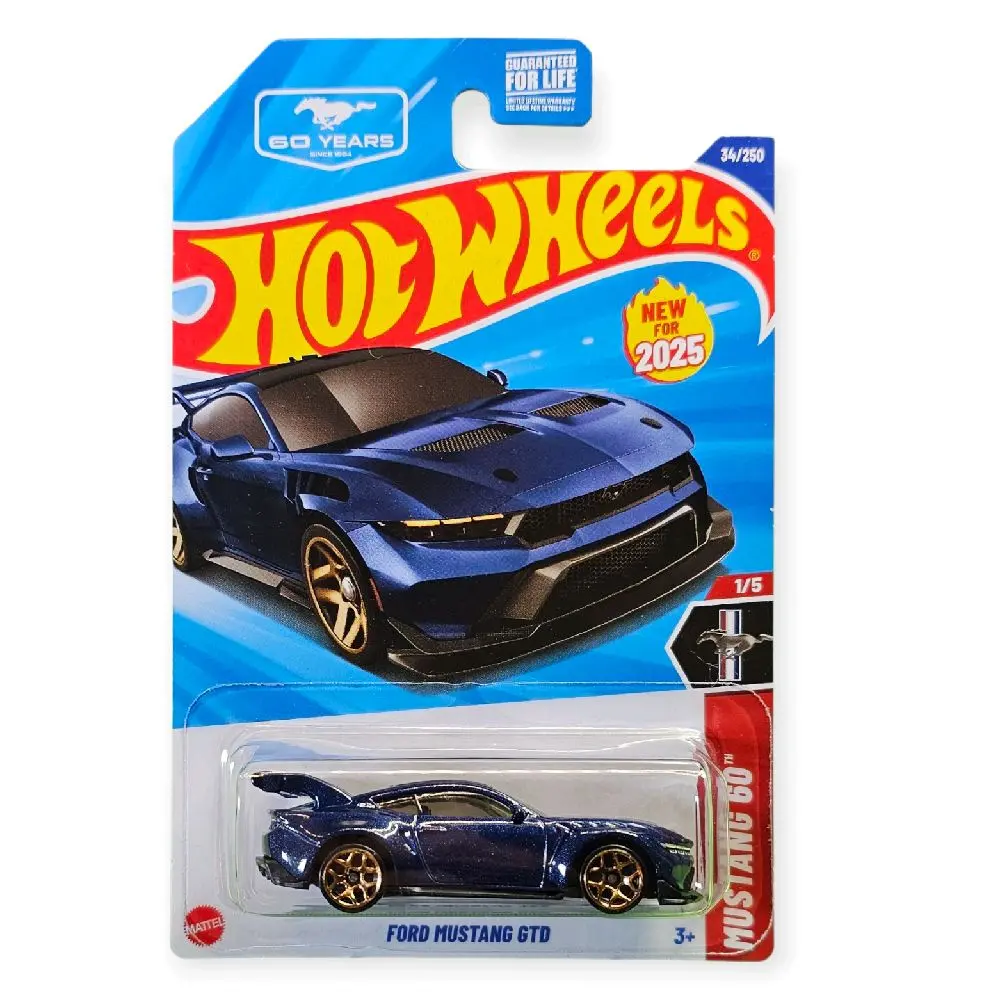 Hot Wheels - Ford Mustang GTD - New for 2025 - 60th Anniversary Edition