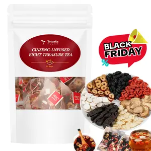 Totaria Health Kidney Tea - Ginseng Eight Treasure Tea Red Date Wolfberry Mulberry Men's Health Tea Herbal Formula for Immunity Natural Organic Beverage 24 Bags tiktokshop,BLACK FRIDAY,CYBER MONDAY