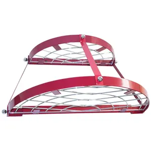 Range Kleen Pot Rack Double Shelf Enamel