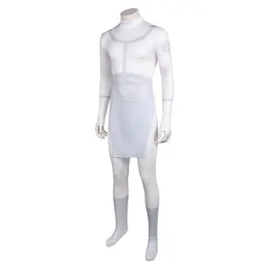 Mark Grayson Cosplay Battle Suits Cartoon Invincible Roleplay Jumpsuit Costume Men White Cloth Outfit Halloween Carnival Clothes