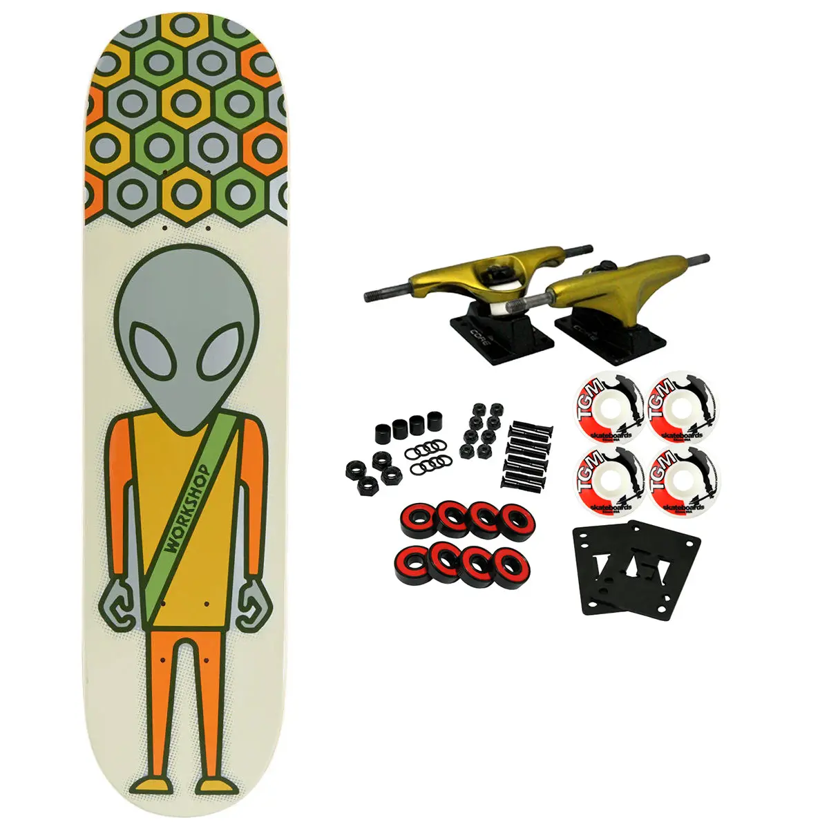Alien Workshop Skateboard Complete Soldier Regalia 7.875" x 31.5"