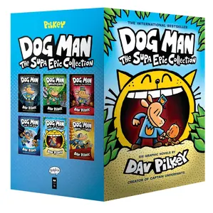 Dog Man: The Supa Epic Collection: From the Creator of Captain Underpants (Dog Man -6 Box Set) -- Dav Pilkey - Boxed Set