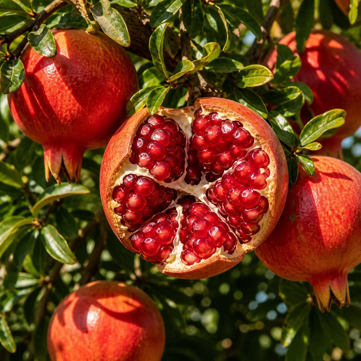 (100 pcs) Premium Pomegranate Seeds – Easy to Grow, Juicy & Sweet Fruit Tree, Perfect for Gardens, Patios, and Indoor Planting