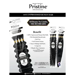 Mane Concept Pristine 100% Unprocessed Human Hair - Deep Bulk (PRDB)