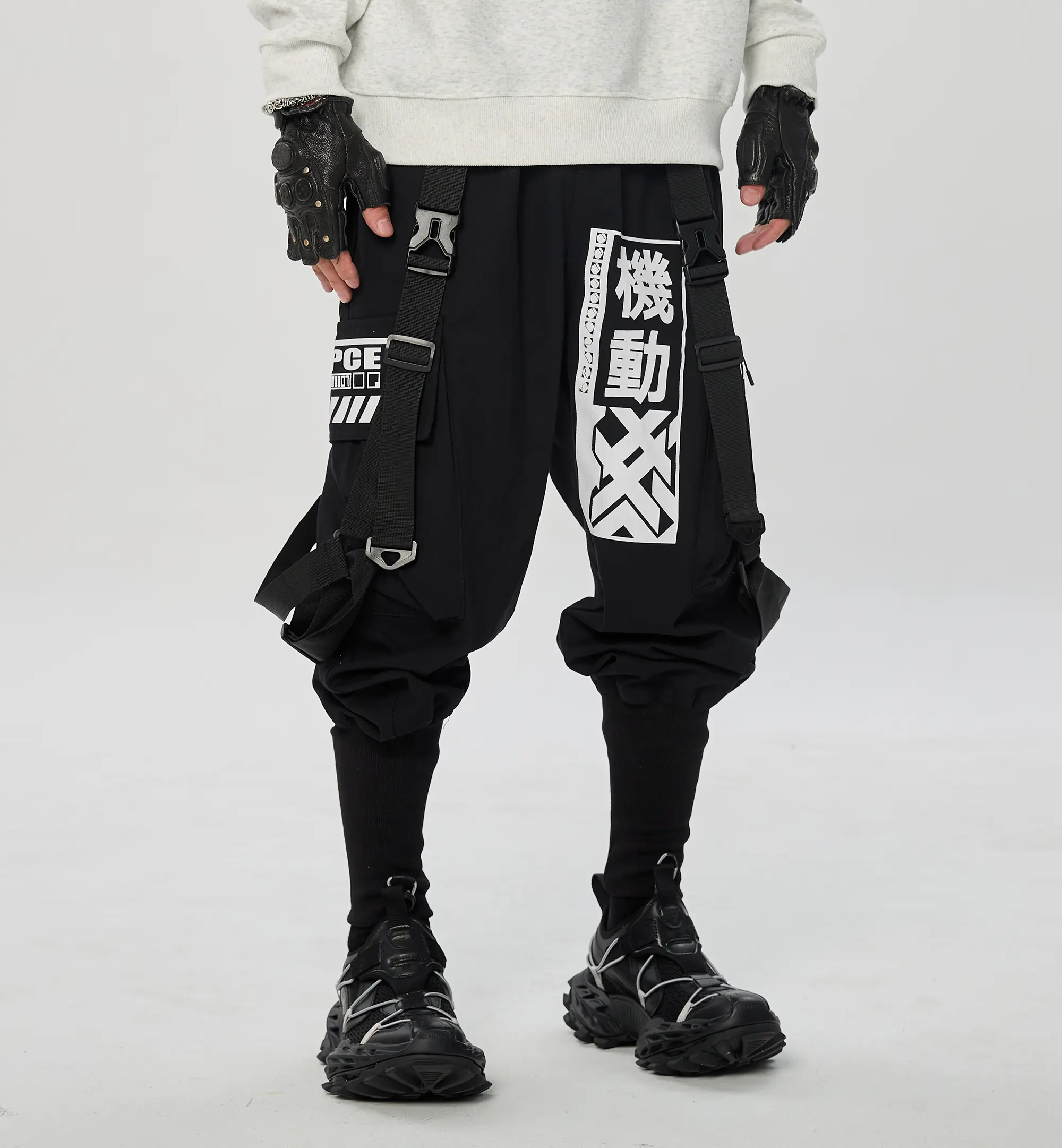 Cyberpunk x Techwear Movement Joggers Joggers Pants Loose Jogger Fit