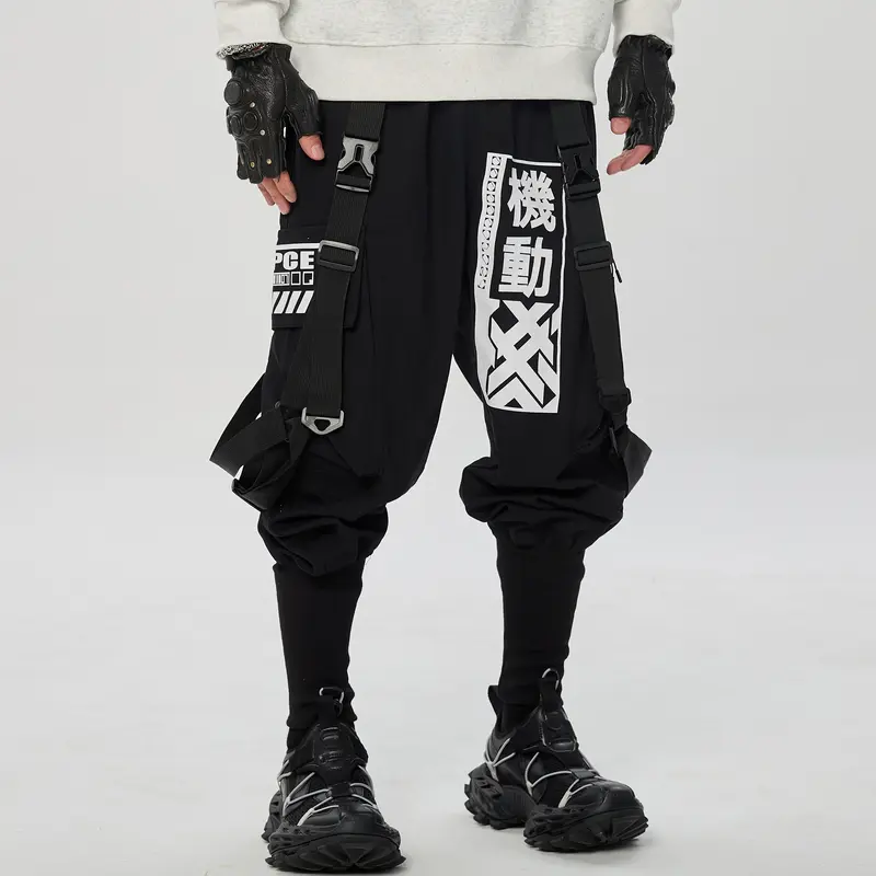 Cyberpunk x Techwear Movement Joggers Joggers Pants Loose Jogger Fit