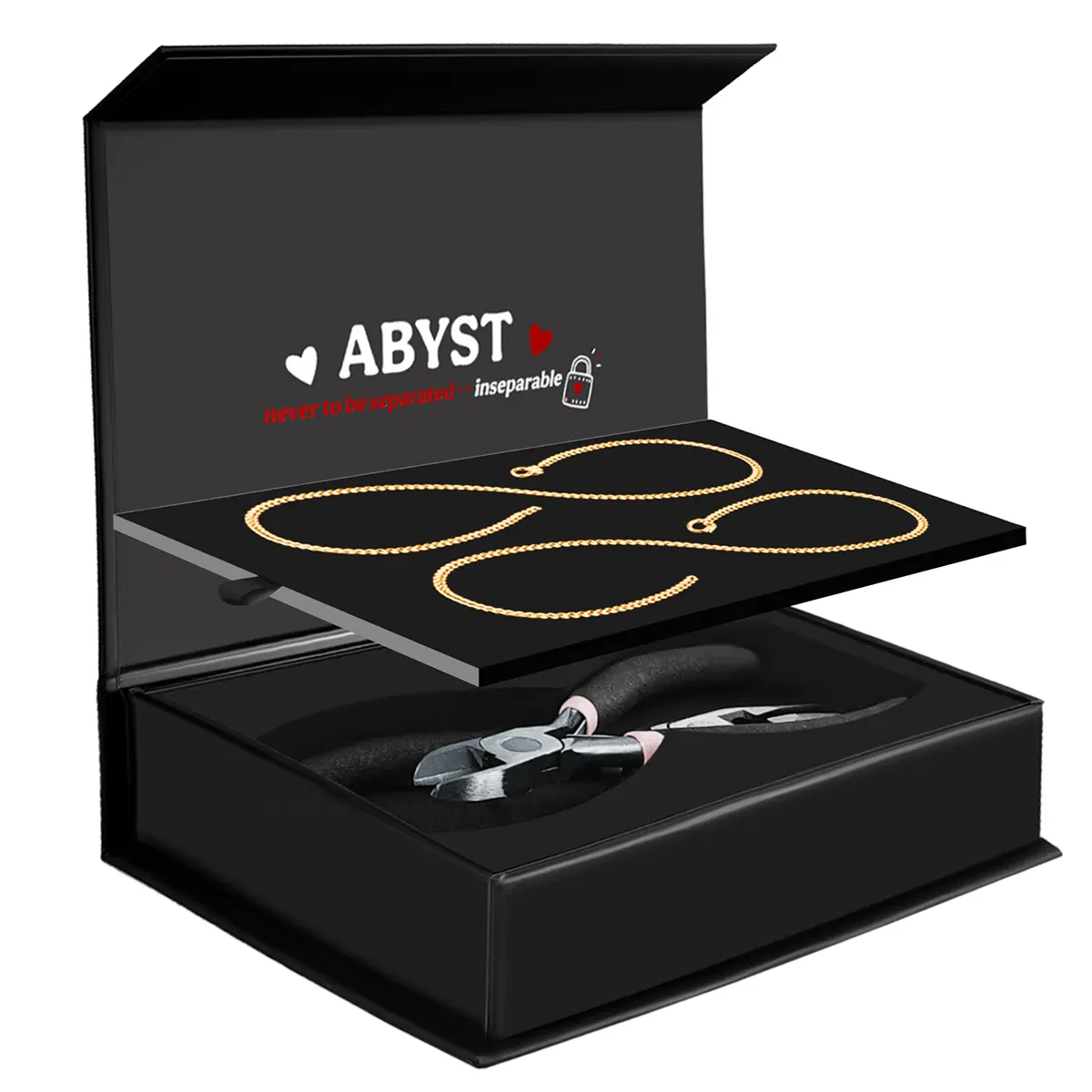 [Official Product]-Man and Woman Unisex Permanent Couples Bracelets with Special Clasp -Perfect Date Night Gift for Anniversary and Birthday