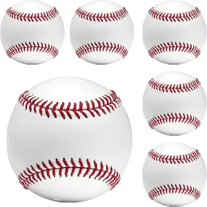Tballs  Baseballs Sponge Rubber Core, Reduced Impact Safety Baseballs, Unmarked Tee Ball Practice Baseball for League Play, Pitching, Hitting, Fielding, Autograph, Gifts