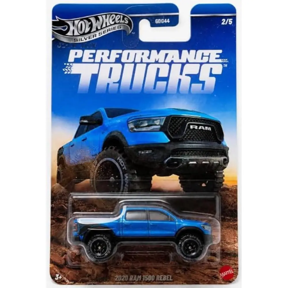 Hot Wheels Silver Series 2020 RAM 1500 Rebel Performance Trucks 60044 2/5 Scale Die-Cast Model Car