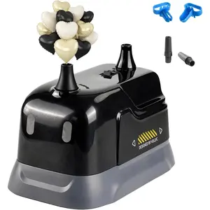 Electric Balloon Pump Dual-Nozzle Portable Balloon Inflator Air Pump – Lightweight, Fast & Easy Inflation Balloon Blower for Party Decorations, Birthday, Wedding & Baby Shower