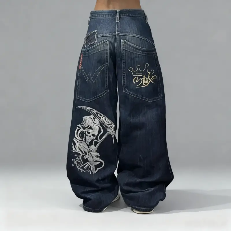baggy y2k grunge jeans - TikTok Shop