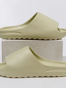 Women's Summer Home Indoor Coconut Non-Slip Slippers, Half Strap Slippers, Cool Feel Sandals for Couples, Comfortable Casual Footwear