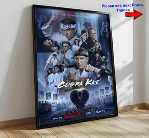 HOT!!!Cobra Kai Season 6 Part 2 First Artwork 2024 Poster