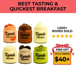 Kynde Nutrition Tasty Protein Oats Healthy Breakfast - 12 Pack