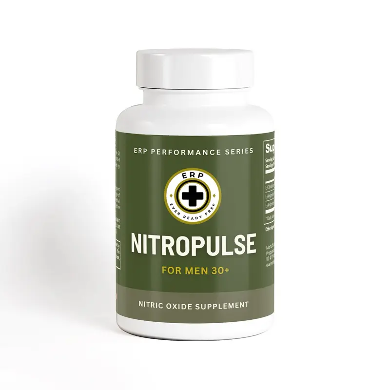 NITROPULSE-  Nitric Oxide Supplement for Men 30+ - Boost Workout & Vitality
