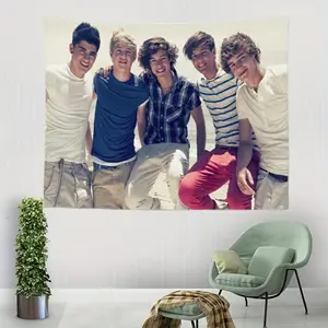 1pc OPaio One Band Singer Tapestry Polyester Music Theme Aesthetic Wall Carpet Suitable for University Dormitory Bedroom Living Room Home Decoration Art Wall Tapestry Ideal Holiday Gift