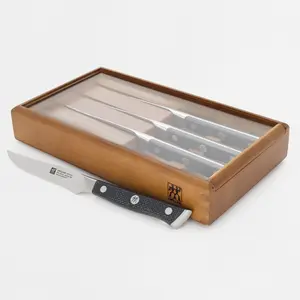 ZWILLING Spectrum 4-pc Steak Knife Set with Wood Presentation Box