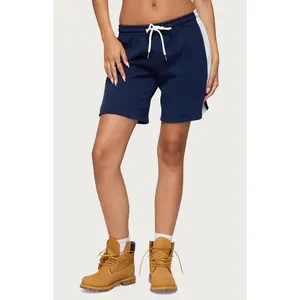 Edikted Women's Contrast Nylon Bermuda Shorts