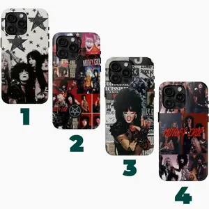 Motley Crue Nikki Sixx Tough Phone Case Vintage Rock Band 80s Metal Aesthetic Shockproof Protective Cover For iPhone 11-17 Pro Max/Plus & Samsung Galaxy S23-S25