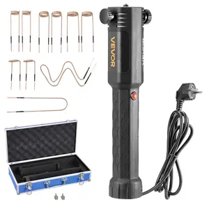 VEVOR Induction Heater Bolt Removal, 1100W 110V Magnetic Induction Heater Kit, Handheld Nut Buster Tool, Mini Heating Machine for Rusty Screw Removing, Car Garage Repairing Tools with 10 Coil and Box