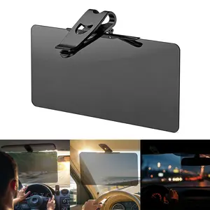 Polarized Car Sun Visor Extender, Universal Clip-On Anti-Glare UV Sun Blocker, Day & Night High Beam Protection, Easy Install Safety Accessory for Car Truck SUV