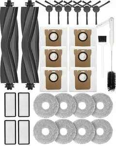 28PCS Combo Replacement Parts for Dreame L20 Ultra/L20 Ultra Complete, L30 Ultra/L30 Ultra Complete, Vacuum Cleaner Accessory Kit