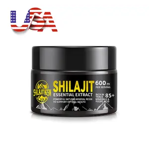Ultra Gold Standard Shilajit Resin Supplement - 100+ Trace Minerals | 600mg Per Serving, 50 Servings | Fulvic & Humic Acids, Brain Health, Antioxidant, Energy, and Overall Wellness Dietary Edible