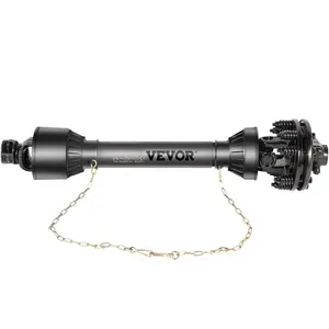fathersdaygift  VEVOR PTO Shaft, 1-3/8 6 Spline Tractor and Implement Ends PTO Driveline Shaft, Series 4 Tractor PTO Shaft, 43-59 Brush Hog PTO Shaft with Slip Clutch Black, for Finish Mower, Rotary Cutter