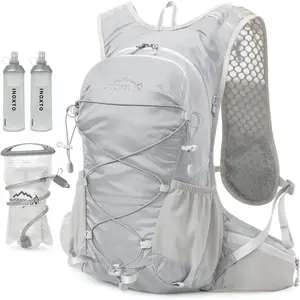 IX INOXTO Hydration Backpack, 18L Lightweight Hiking Backpack with 2L Water Bladder Daypack Women Men, Water Backpack Insulated Hydration Pack for Hiking,