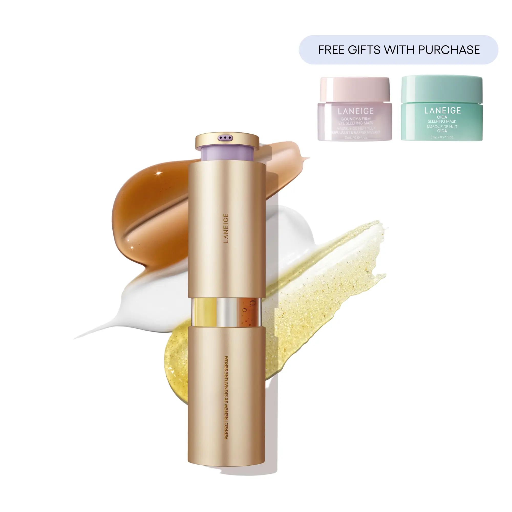 Laneige Perfect Renew 3X Signature Serum, Retinol, Collagen Peptide, Skincare