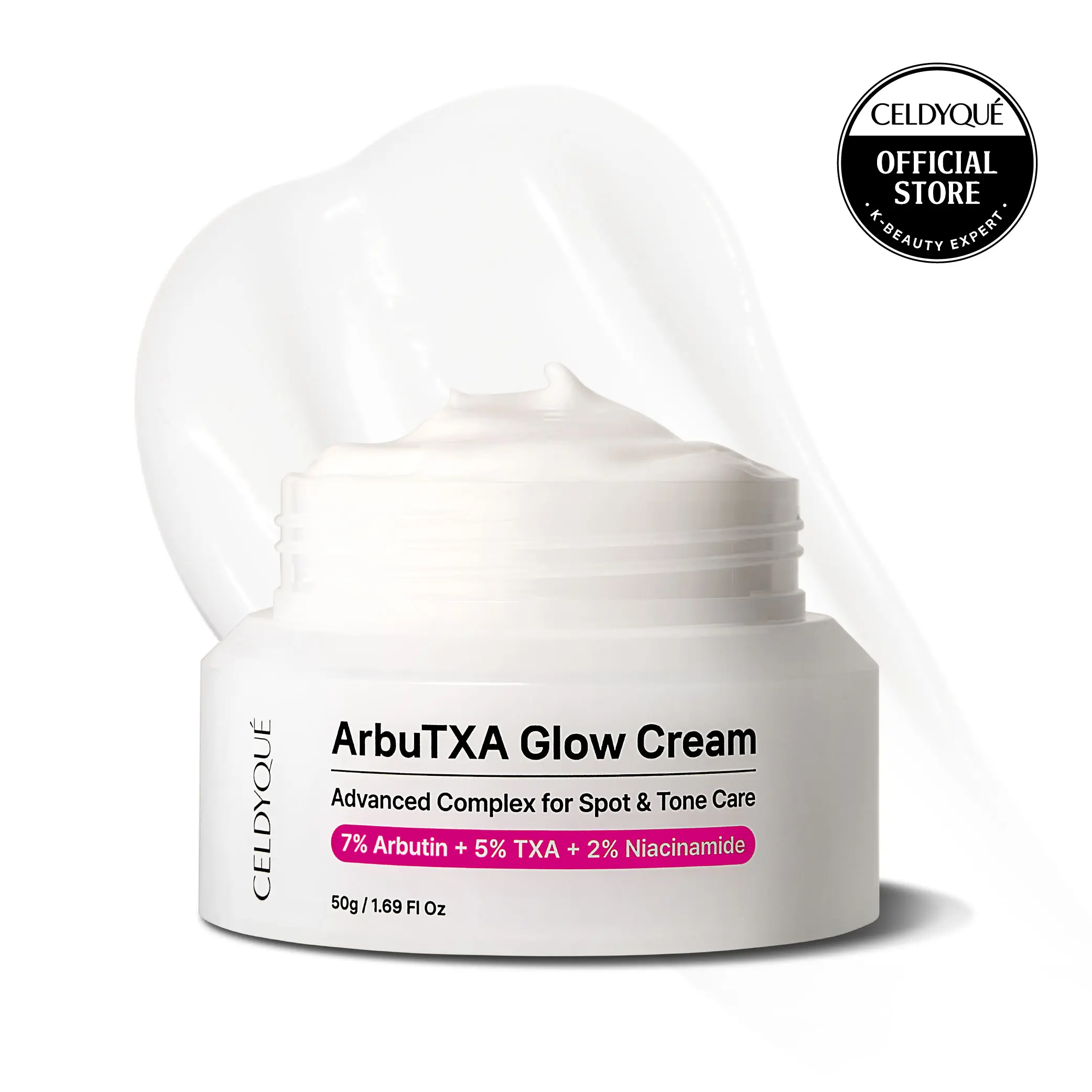 [CELDYQUE] Arbutin 7% & Tranexamic Acid 5% Dark Spot Cream – Niacinamide + Hyaluronic Acid | K-Beauty Hyperpigmentation Corrector
