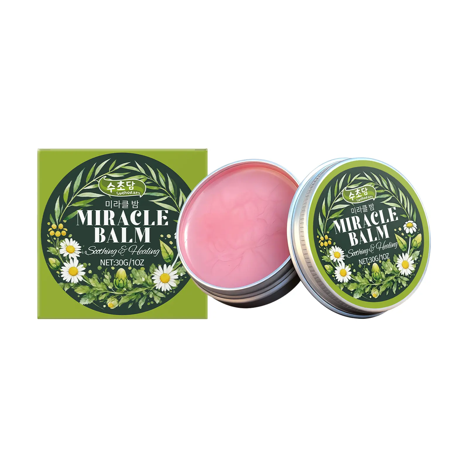 Suchodam Leg Soothing Cream Balm, Relaxing Massage Cream for Tired & Stressed Legs, Daily Skin Care Routine