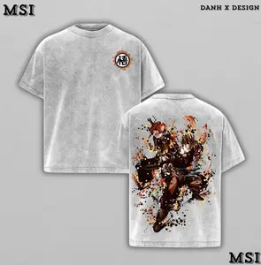 Gohan vs Future Trunks | DBZ Inspired Washed Tee Hoodie Sweater Double Printed “Warriors of the Future” — For Shonen Fans, For Gift Drops That Clash With Power