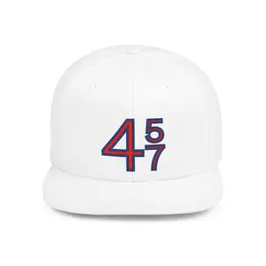 45/47 The Patriot Fox Flat Bill Snapback Donald Trump