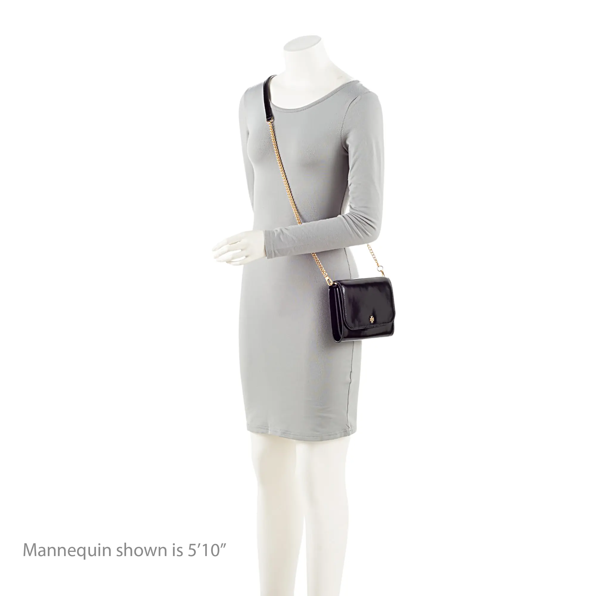 Pre-owned Tory Burch Leather Clutches & Wristlets Patent Emerson Wallet on  Chain - TikTok Shop