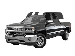 Precut 2Ply  Window Tint Film for Chevrolet Silverado 1500 Extended 2014-2018 Cars Sun Blocking Protection, Privacy, and Anti-Shatter Glass Film Any Tint Shade Kit