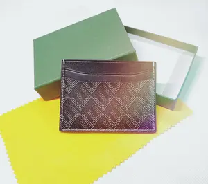 luxury  card case  card holder for men and women popular design fashion Y print card case Card Pack Credit Card Pack Business Card Pack Exquisite Cardholder Fashionable Wallet