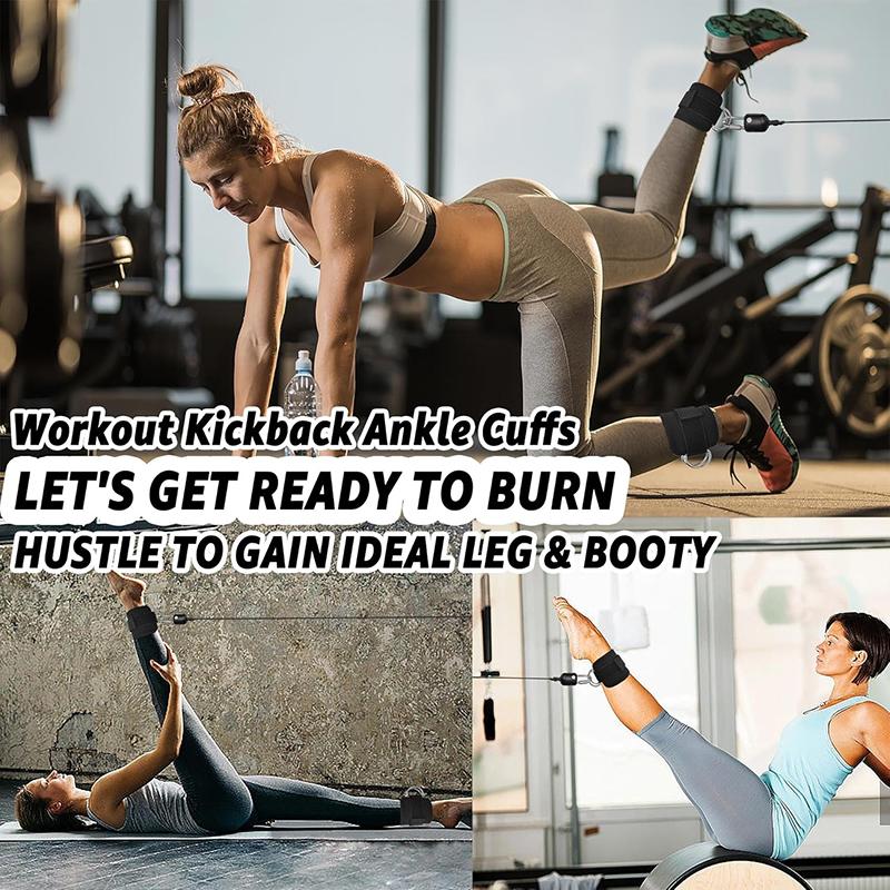 Ankle Strap for Cable Machine – Premium Padding and Comfort for Cable Exercise Machines, Cable Exercise Attachment for Home & Gym, Glute Workouts - Kickbacks, Leg Extensions, Hip Abductors