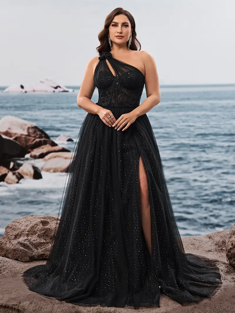 beach dresses with short sleeves V Neckline Prom Dress With Stretch Fabric And Corset Back