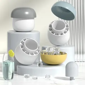 Silicone Mushroom Ice Cube Mold, Durable Easy Release, Self-Made Crushed Ice Maker, Kitchen Tool, Detachable, Refrigerator Tray