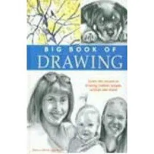 USED Book - Big Book of Drawing: Sketching and Drawing, Draw Real Animals, Secrets to Drawing Realistic Faces, Fast Sketching Techniques by Lee Hammond (Paperback) - english