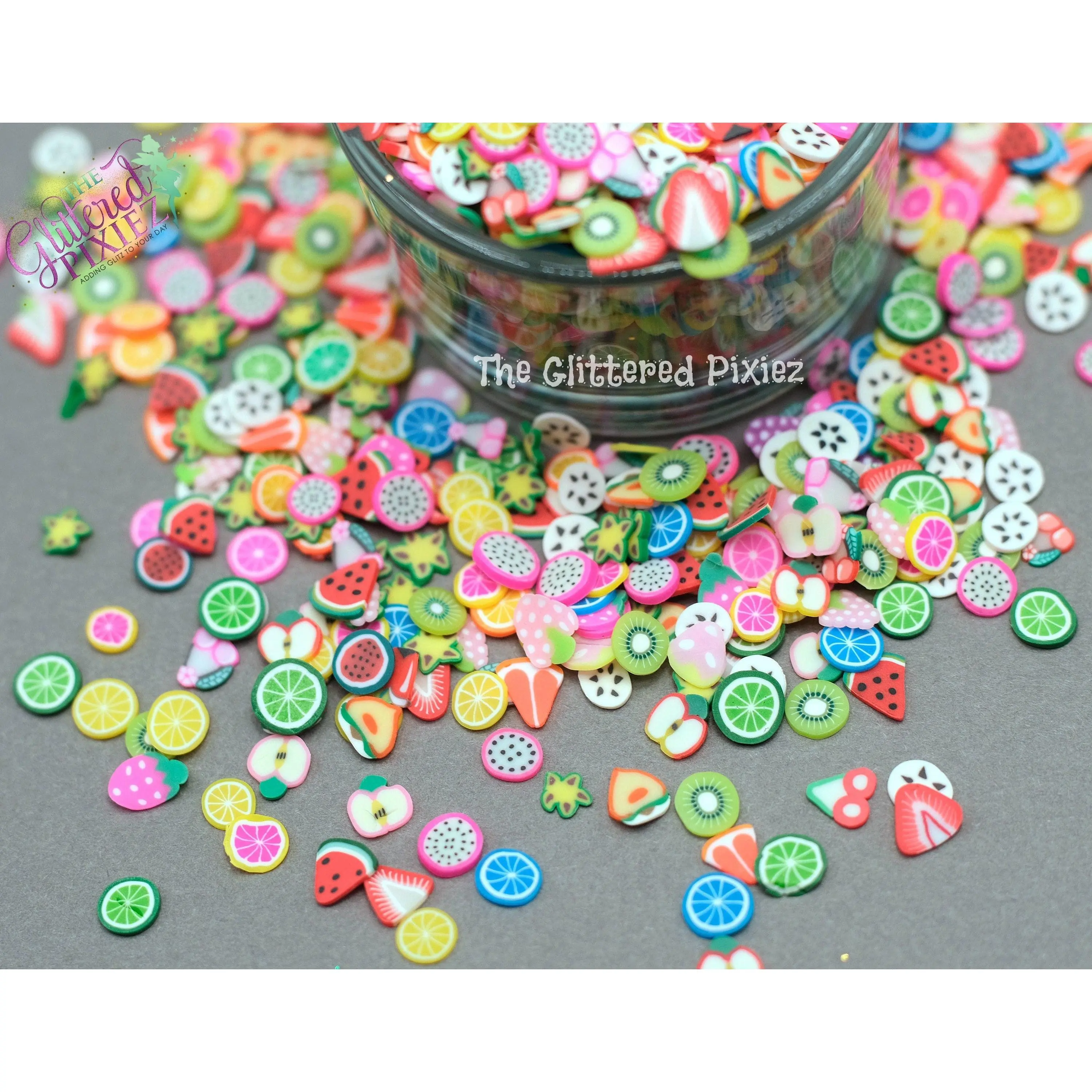 FRUIT SALAD Clay slice mix-